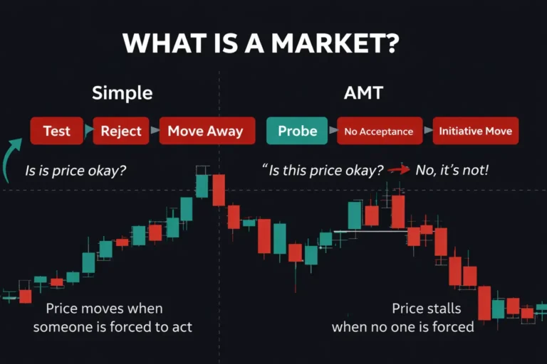 What is a trading market?