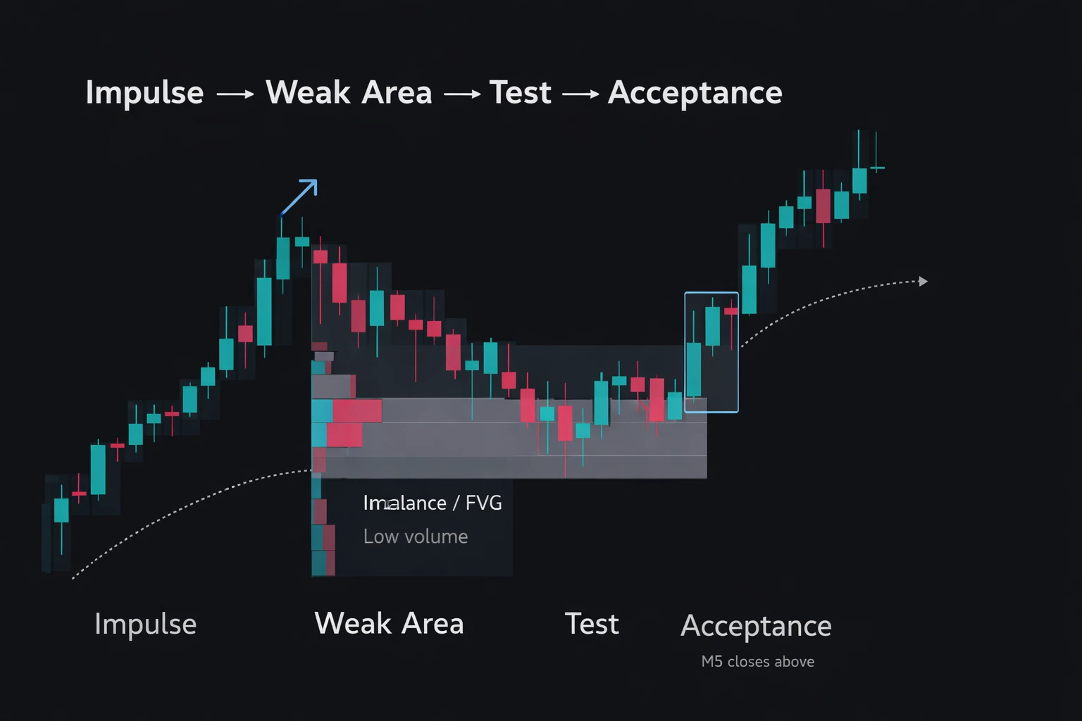 Market behvavior impulse - Lesson 4 The Test